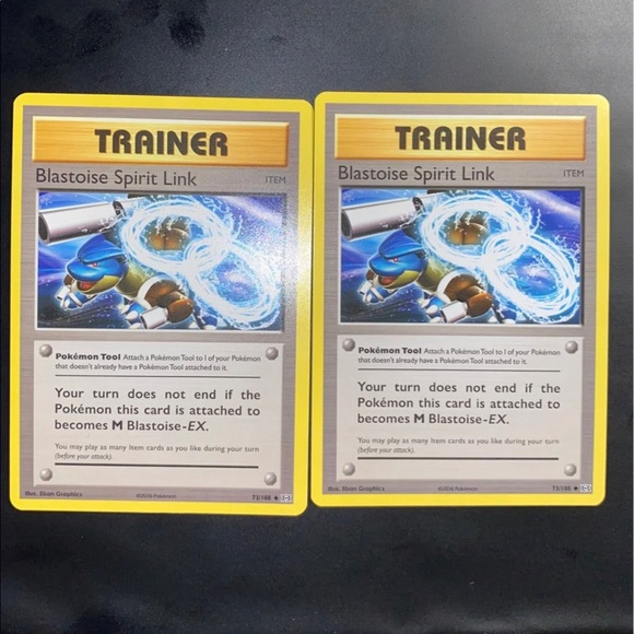 Blastoise Spirit Link - XY Evolutions Pokémon Card 73/108
